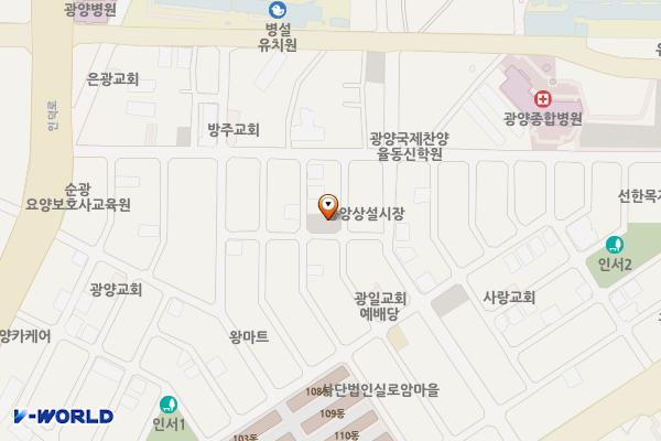 인서리 455-5 위치 지도 — 전라남도 광양시 광양읍 인서리 455-5