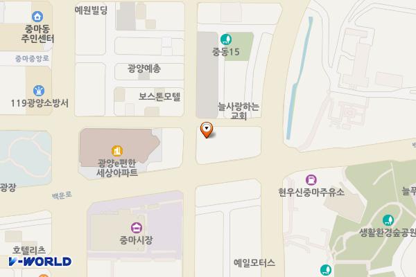 중동 1751-1 위치 지도 — 전라남도 광양시 중동 1751-1