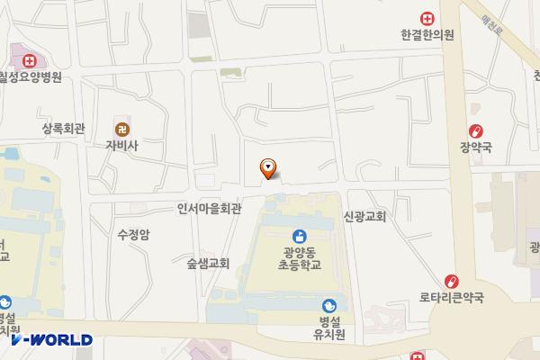 인서리 212-1 위치 지도 — 전라남도 광양시 광양읍 인서리 212-1
