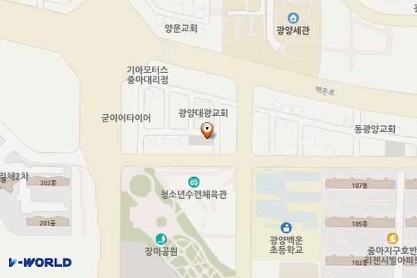 중동 1611-6 위치 지도 — 전라남도 광양시 중동 1611-6