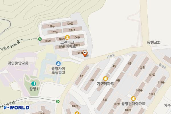 광영동 258-3 위치 지도 — 전라남도 광양시 가야로 371 (광영동)