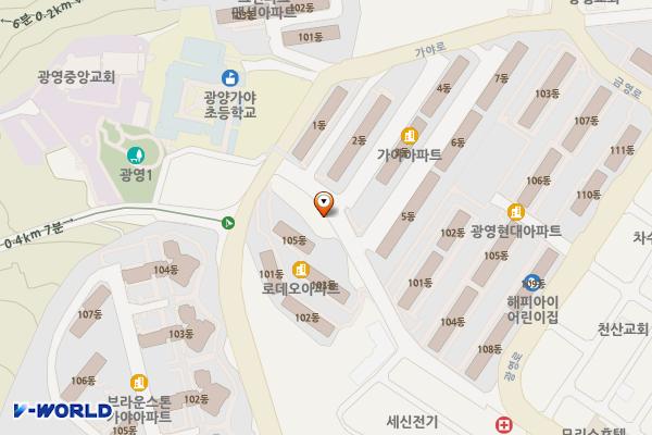 광영동 242 위치 지도 — 전라남도 광양시 광영동 242