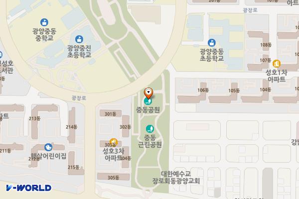 중동 1690 위치 지도 — 전라남도 광양시 광장로 94 (중동)