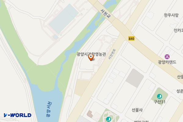 구)농업기술센터 위치 지도 — 전라남도 광양시 광양읍 서천변로 177