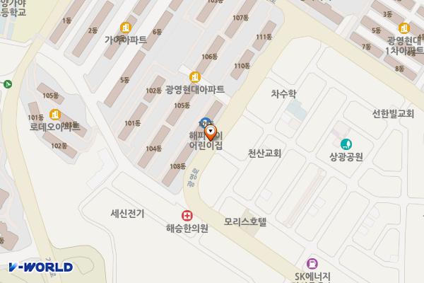 광영동 805 위치 지도 — 전라남도 광양시 광영동 805