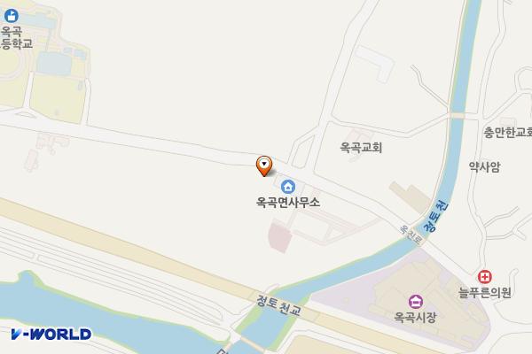 옥곡면사무소 위치 지도 — 전라남도 광양시 옥곡면 옥진로 656