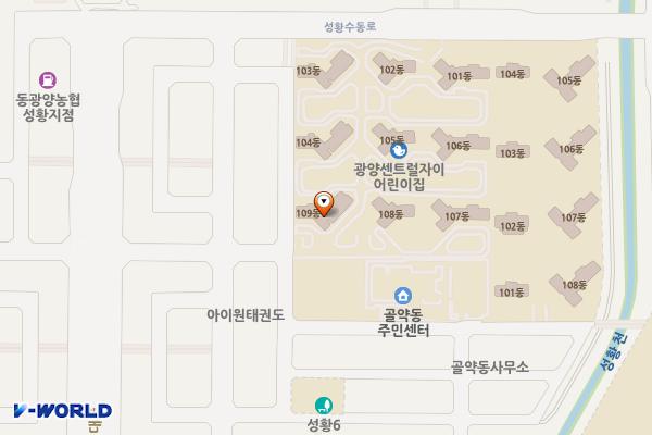 골약동주민센터 위치 지도 — 전라남도 광양시 성황6길 15