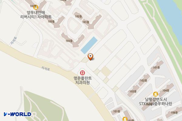 남평읍 동사리 중우하나린 공영주차장 위치 지도 — 전라남도 나주시 남평읍 동사리 359-2번지