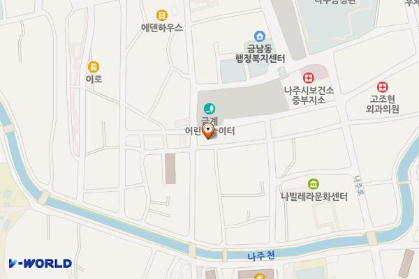 동헌터 공영주차장 위치 지도 — 전라남도 나주시 금계동 31-2번지