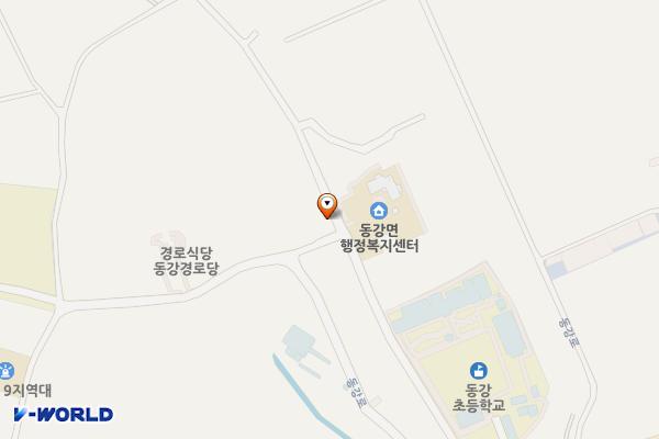 동강면행정복지센터앞주차장 위치 지도 — 전라남도 나주시 동강면 인동리 368-7번지