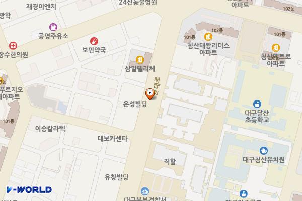 원대로25길인근 위치 지도 — 대구광역시 북구 노원동1가 19-6