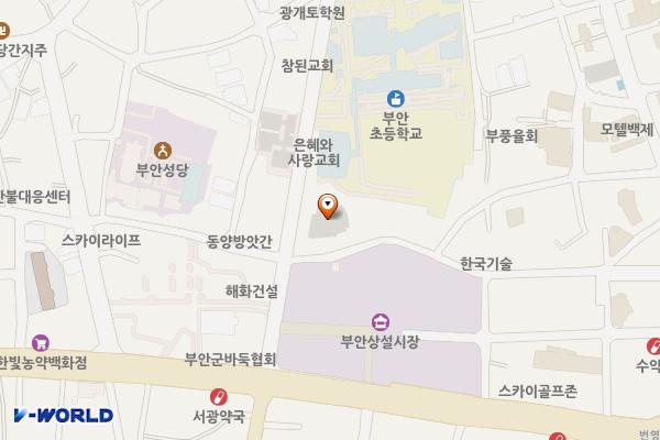부림공영주차장 위치 지도 — 전북특별자치도 부안군 부안읍 서외리 25-1