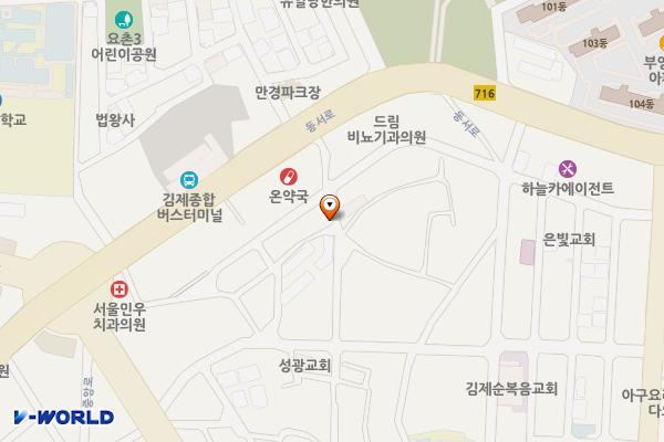 요촌제11(후암2) 공영주차장 위치 지도 — 전북특별자치도 김제시 요촌동 53-4