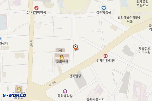 요촌제6(중동1) 공영주차장 위치 지도 — 전북특별자치도 김제시 요촌동 193-5