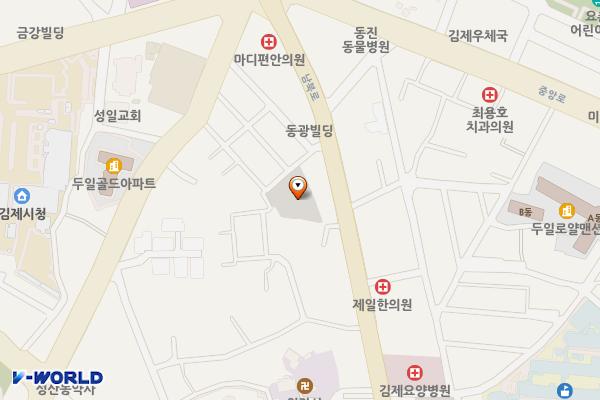 요촌제2(정동2) 공영주차장 위치 지도 — 전북특별자치도 김제시 요촌동 383-12, 13, 34, 35