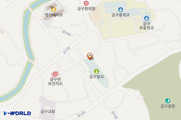 금구향교(상학) 공영주차장 위치 지도 — 전북특별자치도 김제시 금구면 금구리 510