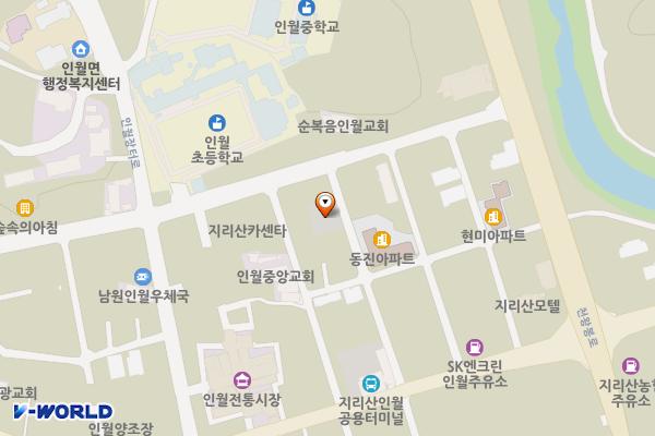 인월초등학교 인근 주차장 위치 지도 — 전북특별자치도 남원시 인월면 서무리 688-83
