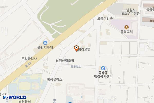 남원시사회복지종합센터 뒤 주차장 위치 지도 — 전북특별자치도 남원시 동충동 211-7