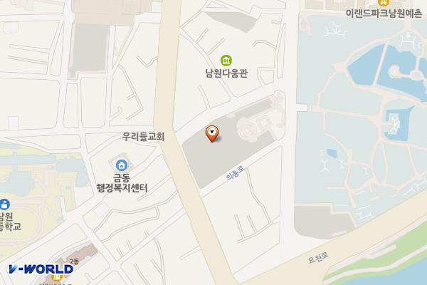 광한루원 서문주차장 위치 지도 — 전북특별자치도 남원시 금동 293