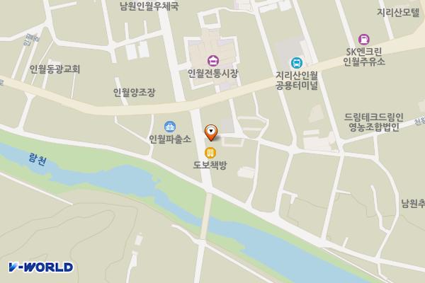 인월면 지리산새마을금고 인근 주차장 위치 지도 — 전북특별자치도 남원시 인월면 인월리 247-6