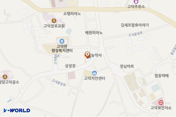 고덕면 대천1리 2지구 공영주차장 위치 지도 — 충청남도 예산군 대천리 699-1 일원