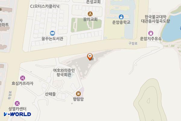 운암지 공영주차장(노상) 위치 지도 — 대구광역시 북구 구암동 615-13