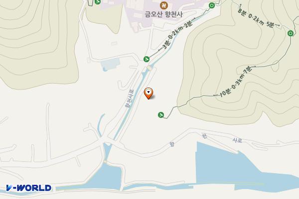 향천리 공영주차장 위치 지도 — 충청남도 예산군 향천리 53-2