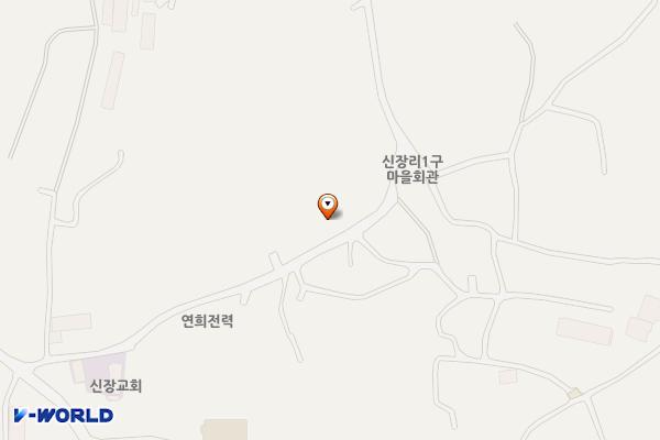 오가면 신장리 마을주차장 조성사업 위치 지도 — 충청남도 예산군 신장리 491-15 일원