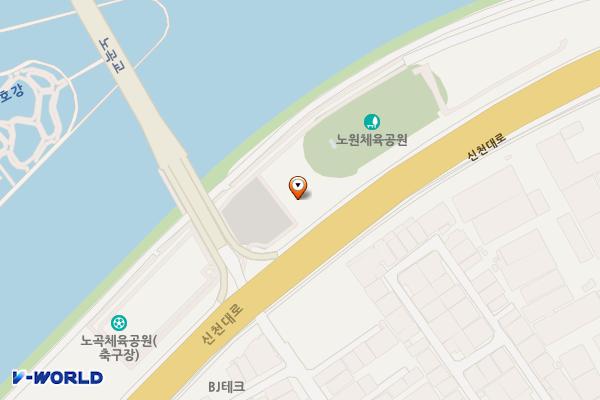 노곡교남단1(공영) 위치 지도 — 대구광역시 북구 노곡동 990