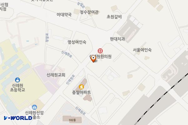신례원리 공영주차장(신례원 농협 앞) 위치 지도 — 충청남도 예산군 신례원리 617-49