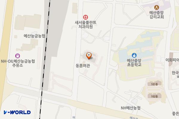 주교리 공영주차장(목석진) 위치 지도 — 충청남도 예산군 주교리 243-2 일원