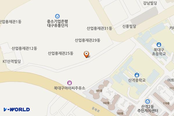 산업용재관남편(공영) 위치 지도 — 대구광역시 북구 유통단지로8길 26