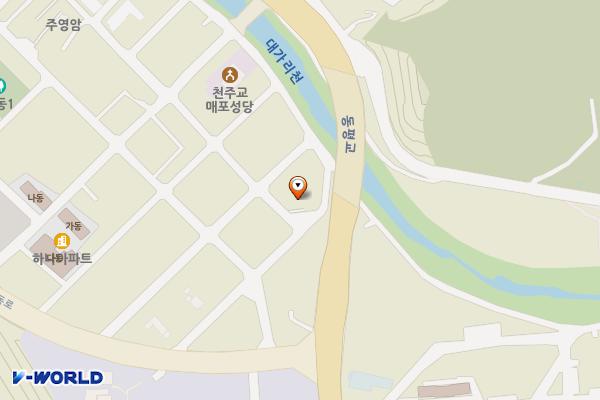 평동리 매포삼거리 주차장 위치 지도 — 충청북도 단양군 매포읍 평동리 133 - 18