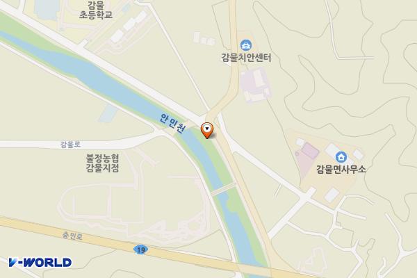 감물면남양동하상주차장 위치 지도 — 충청북도 괴산군 감물면 오성리 787-5