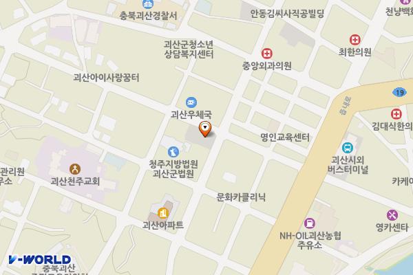 동부1 주차장 위치 지도 — 충청북도 괴산군 괴산읍 동부리 672-5