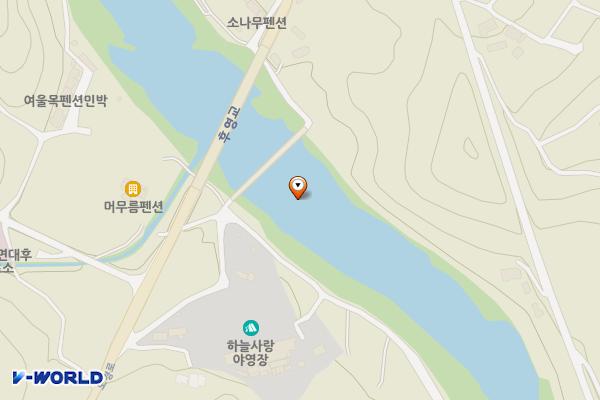 노상주차장(화양동야영장 앞) 위치 지도 — 충청북도 괴산군 괴산군 청천면 후영리 499