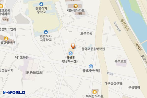 칠성동2가(공영) 위치 지도 — 대구광역시 북구 칠성로19길 4