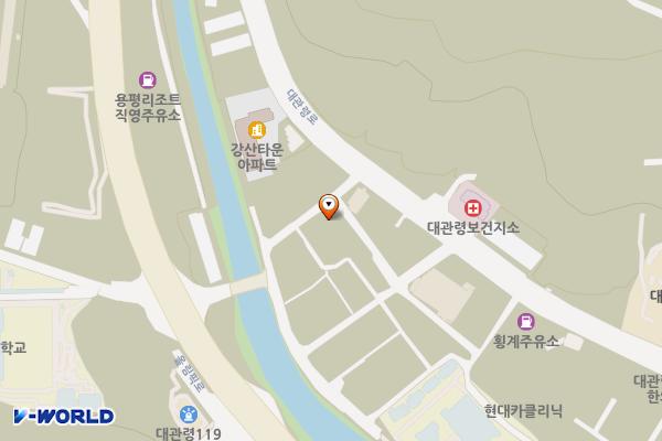 횡계6리경로당 위치 지도 — 강원특별자치도 평창군 대관령면 해당화1길 10