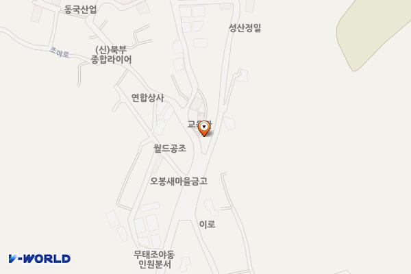 조야교남편(공영) 위치 지도 — 대구광역시 북구 조야로12길 1
