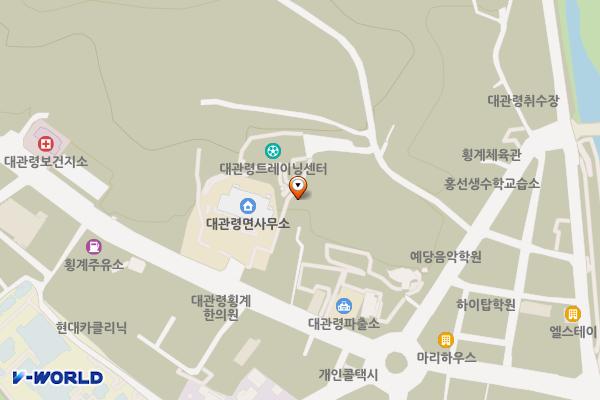 대관령면사무소 위치 지도 — 강원특별자치도 평창군 대관령면 대관령로 91-18