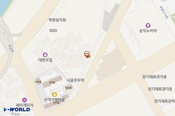 전자관북편2(공영) 위치 지도 — 대구광역시 북구 유통단지로3길 4-11