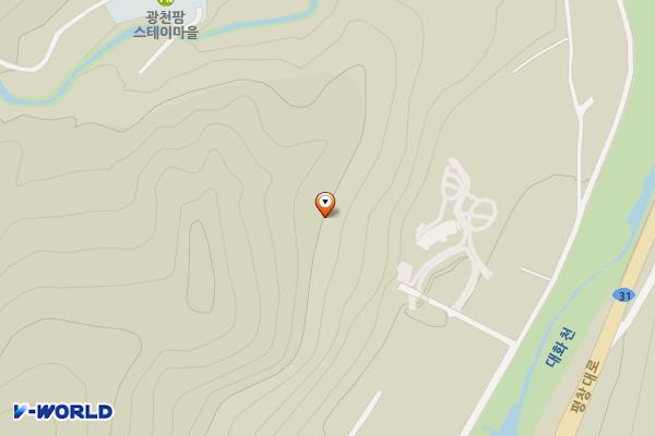 광천선굴 어드벤처 테마파크 위치 지도 — 강원특별자치도 평창군 대화면 대화리 산 538