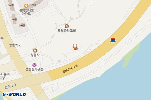 임시공영(팔달동) 위치 지도 — 대구광역시 북구 작원1길 17-14