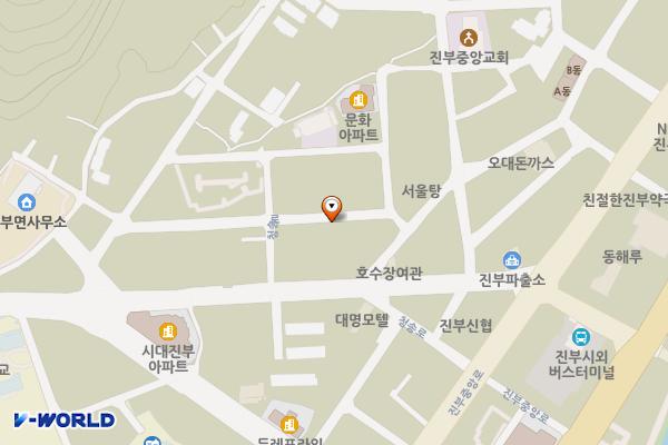 삼화방앗간 앞 공영주차장 위치 지도 — 강원특별자치도 평창군 진부면 하진부리 148-66