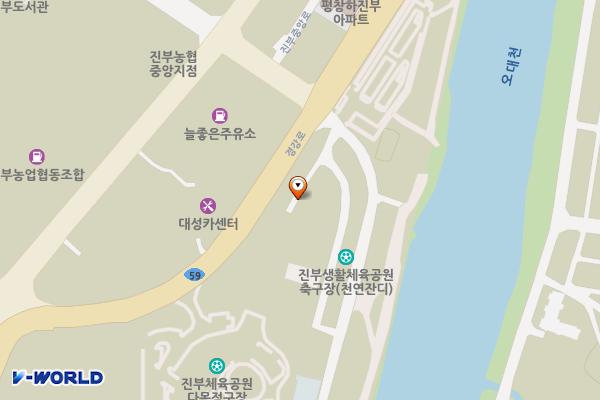 진부주공아파트앞 공영주차장 위치 지도 — 강원특별자치도 평창군 진부면 하진부리 1289-80