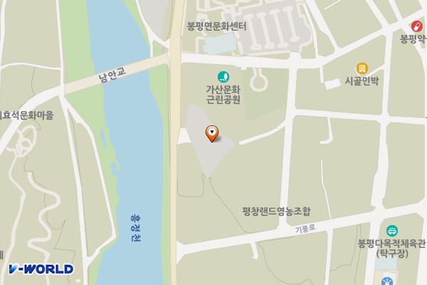 봉평 전통시장 공영주차장 위치 지도 — 강원특별자치도 평창군 봉평면 창동리 413