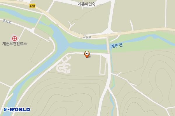 계촌 들모교 주차장 위치 지도 — 강원특별자치도 평창군 방림면 계촌리 2070-6