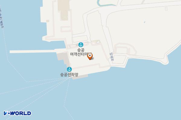 송공항 주차장 위치 지도 — 전남광주통합특별시 신안군 압해읍 송공리 718-40번지