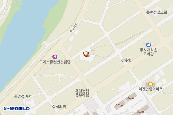 갈마곡리 공영노외주차장(2) 위치 지도 — 강원특별자치도 홍천군 홍천읍 갈마곡리 236-26