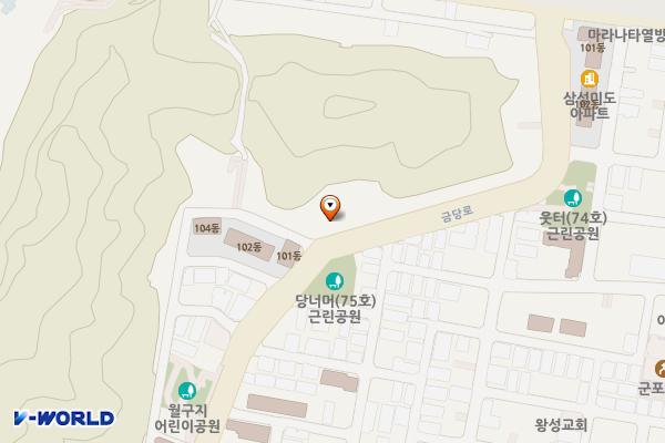 당동1공영주차장 위치 지도 — 경기도 군포시 금당로69번길 2